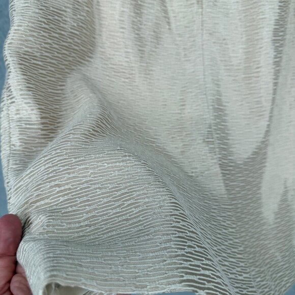 Jones New York Pencil Skirt Size 8 Gold Cream Textured Office Business NEW - Picture 4 of 12